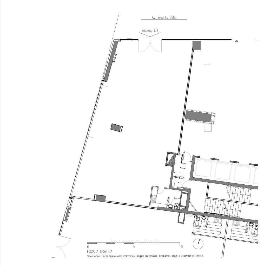 Planimetría ARRIENDO LOCAL/OFICINA | EDIFICIO PUENTE SUECIA