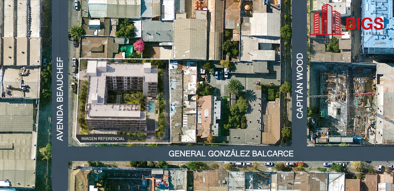 VENTA TERRENO BEAUCHEF | SANTIAGO SUR