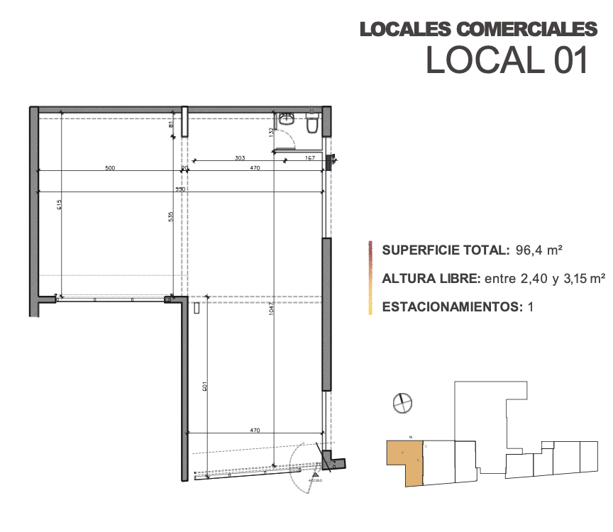 LOCALES COMERCIALES EN VENTA O ARRIENDO