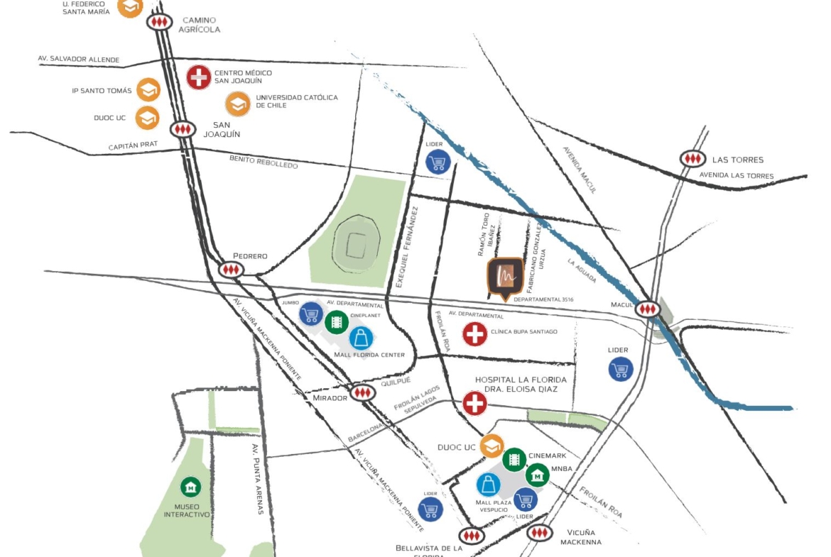 ARRIENDO DE LOCALES COMERCIALES FRENTE A CLÍNICA BUPA – MACUL