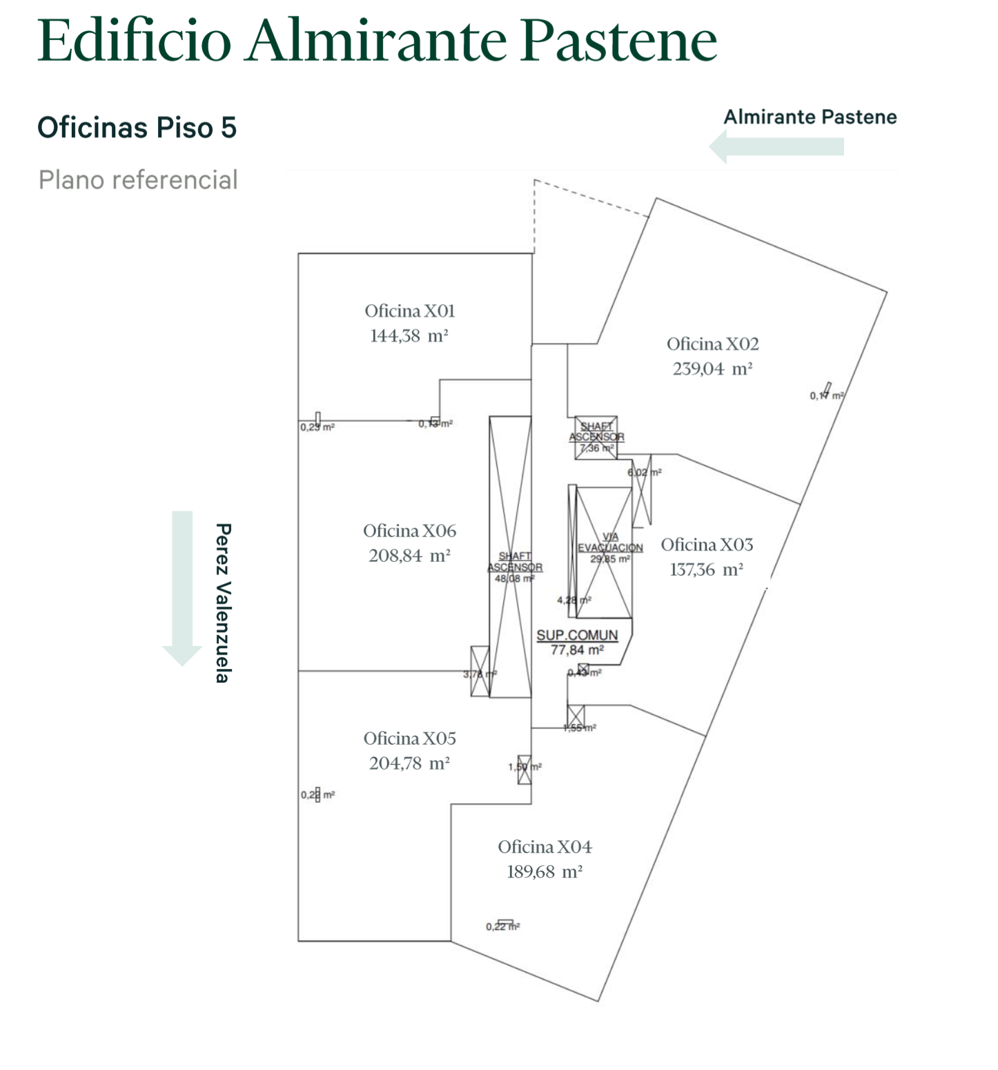 ARRIENDO OFICINAS CORPORATIVAS | ED. ALMIRANTE PASTENE